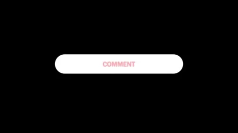 Minimalist motion graphics red comment button ui element for seamless loopi.. Stock Footage 313468798