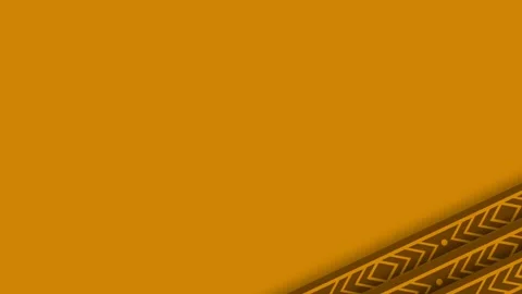 Minimalist Native American Day Background with Traditional Tribal Border De.. Stock Footage 342329418