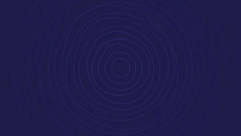 Minimalist navy blue background featuring concentric circular light patterns Stock Footage 335117811