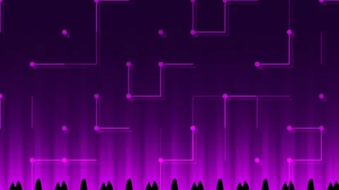 Minimalist Neon Geometric Lines Background Loop for Tech and Abstract Display Stock Footage 339787478