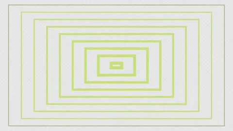 Minimalist Neon Glowing Rectangular Tunnel Shape Light Effect Illustration on tr Stock Footage 318656634