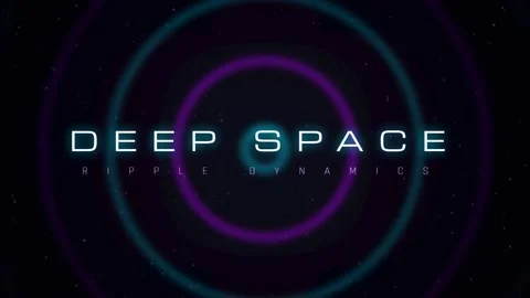 Minimalist neon light ring abstract background loop for modern tech present.. Stock Footage 337576927