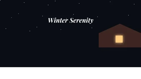 Minimalist night sky and abstract house silhouette for cinematic background Stock Footage 336889510