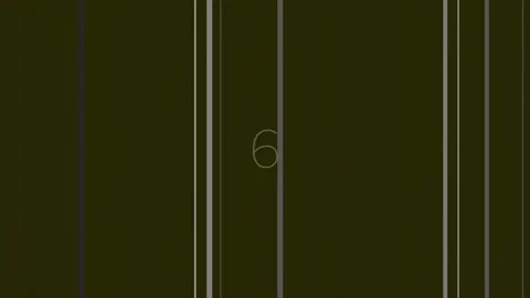 Minimalist number nine count sequence on deep dark gradient background Stock Footage 342206651