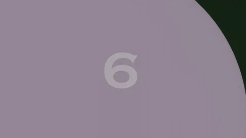 Minimalist Number Nine on Solid Blue and Black Gradient Background Stock Footage 342206704
