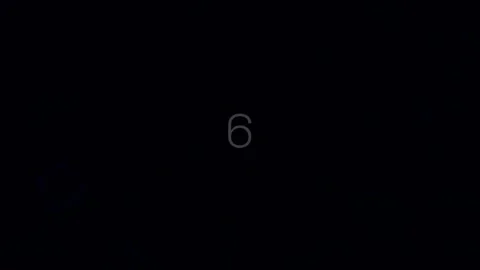 Minimalist numeric count animation: Digital display of the figure nine on b.. Stock Footage 342206722