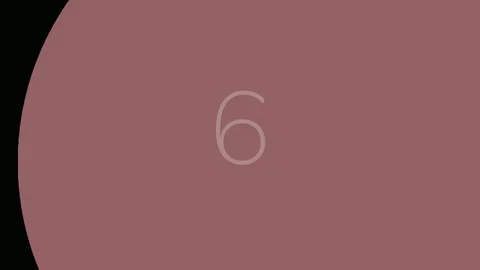 Minimalist numeric overlay featuring digit nine, ideal for countdown timers.. Stock Footage 342206723