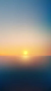 Minimalist ocean sunset background with soft blue and gold gradient for pro.. 스톡 일러스트