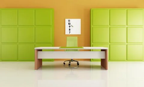 Minimalist office Stock Illustration