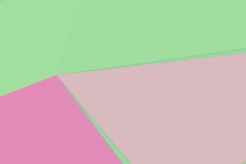 Minimalist overlapping planes in mint, blush, and rose create a calm abstra.. Stock Illustration