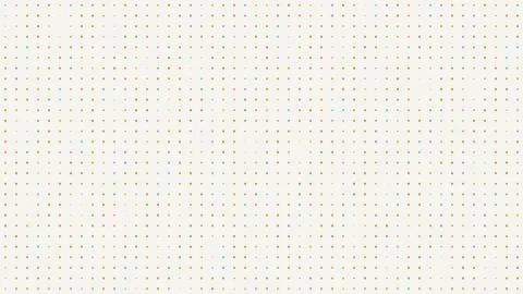 Minimalist pastel dot grid background with pulsating geometric pattern Stock Footage 336359294