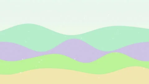 Minimalist pastel sand dunes drift in a seamless loop Stock Footage 342862080