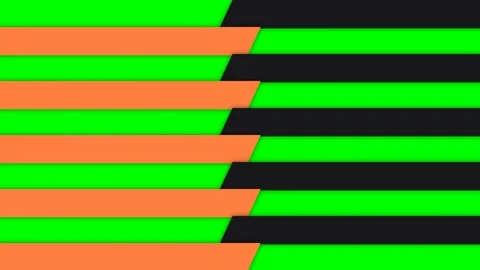 Minimalist pattern of alternating horizontal black and orange stripes Vídeos de archivo 341822414