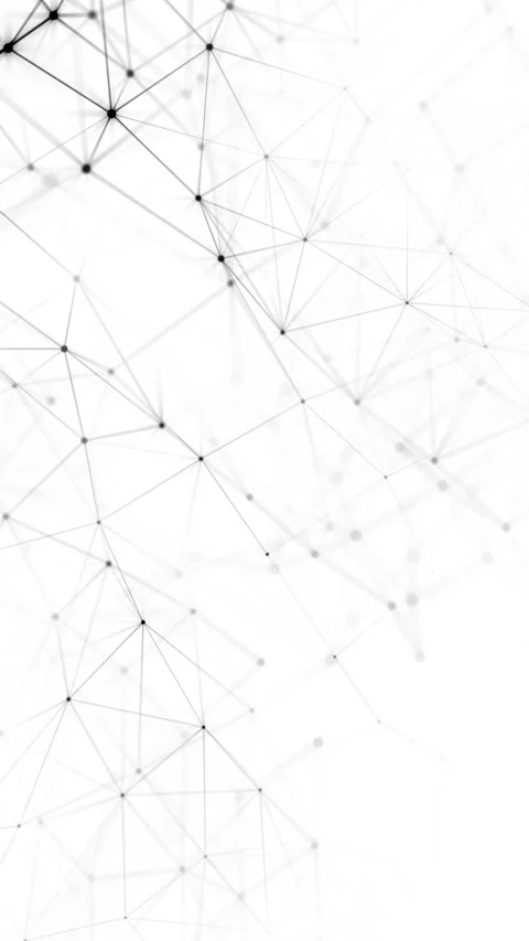 Minimalist Plexus Connections Vertical Technology Background Stock Footage 337125956