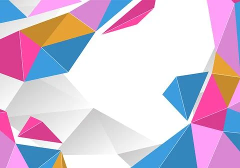 Minimalist polygonal background. Illustrazione stock