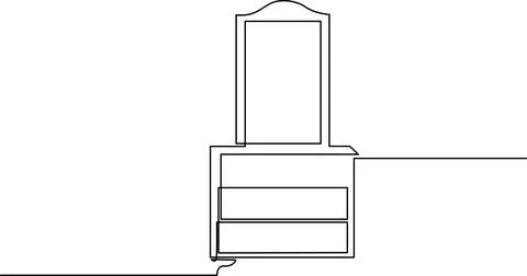 Minimalist printer icon with paper tray Vector Illustrazione stock