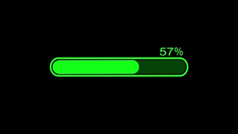 Minimalist Progress Bar Animated, Smooth Loading Bar Animation in Minimal S.. Video stock 310212147