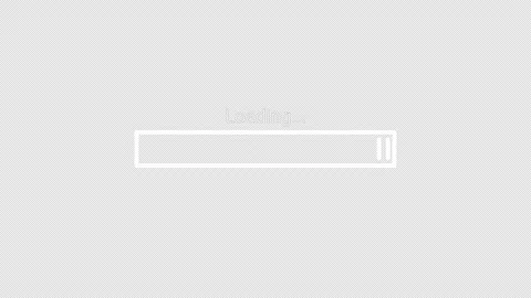 Minimalist Progress Loading Bar Seamless Loop with Alpha Channel Stock Footage 326198907