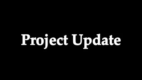 Minimalist project update text animation displaying professional business Vídeo Stock 345101891