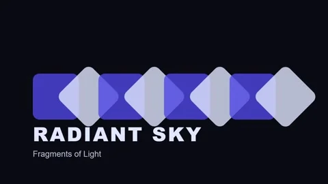Minimalist radial gradient sky background, abstract modern dark blue backdr.. Stock Footage 337577791
