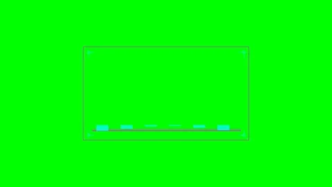 Minimalist rectangular interface element on a vibrant green background 스톡 동영상 341839835