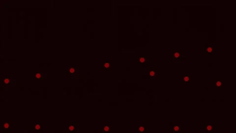 Minimalist Red Dot Pattern on Black Background for Abstract Graphic Design .. Stock Footage 340380499