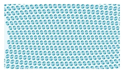 Minimalist repeating blue umbrella texture for seamless summer beach patter.. Stock Illustration