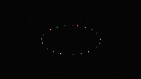 Minimalist representation of the constellation cassiopeia against black Video stock 339614920