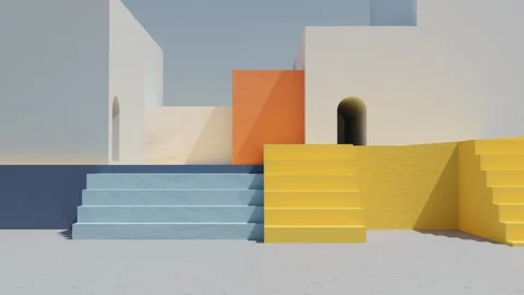 A minimalist representation of vibrant gradients in symphony, showcasing the  Vídeos de archivo 296897779