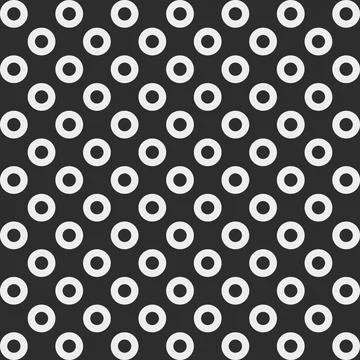 Minimalist retro vector pattern with circular grid and polka dots. A timele.. イラスト素材