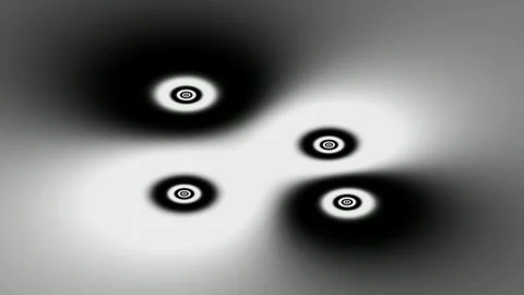Minimalist ripple effect background: Abstract sound wave visualization in g.. Stock Footage 336768506