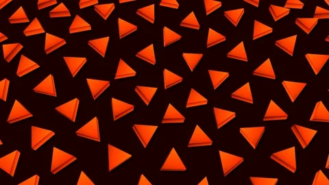 Minimalist rows of triangles waving background. Futuristic pattern of triangle a Stock Footage 130568738
