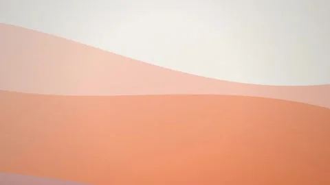Minimalist sand dunes rolling hills seamless loop motion background Stock Footage 344319014