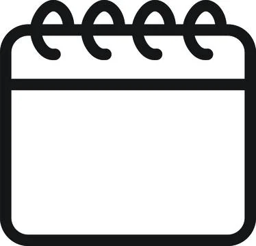 Minimalist Schedule Calendar Event Stock Illustration