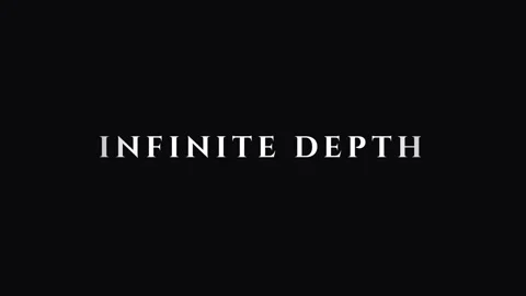 Minimalist Screen: Infinite Depth Concept Title Card for Presentations Stock Footage 336806009