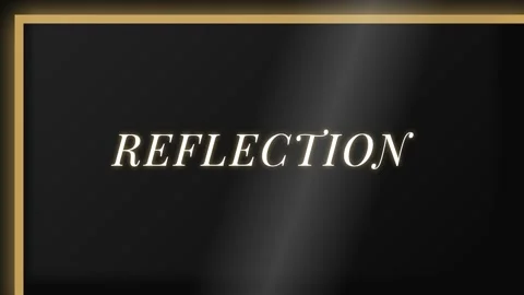 Minimalist Screen Text: Abstract Concept of Reflection and Thinking Stock Footage 336879513