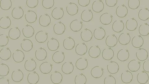 Minimalist seamless geometric background featuring circle cartoon line draw.. Stock Illustration