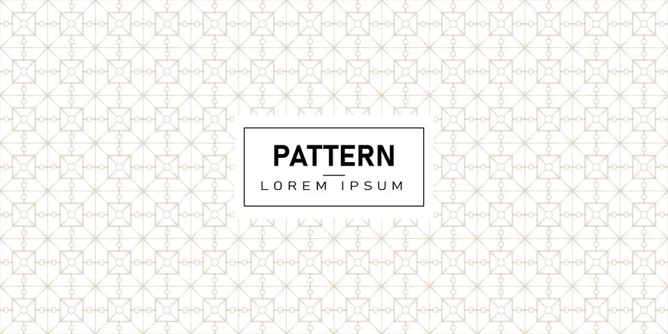 Minimalist Seamless Geometric Pattern with simple texture ornament Stock Illustration