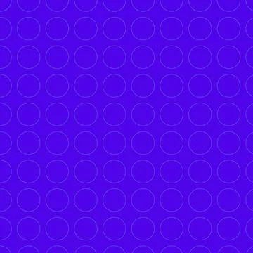 Minimalist seamless pattern featuring white circular outlines on a solid vi.. 스톡 일러스트