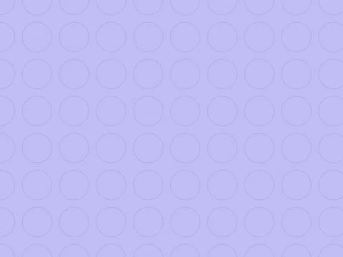Minimalist Seamless Pattern of Outlined Circles on Pastel Purple Background.. Stockillustratie