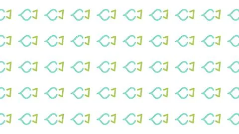 Minimalist seamless pattern of stylized teal and green video camera icons o.. 스톡 일러스트
