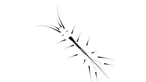 Minimalist shrimp vector icon with black line art for seafood industry branding. Stock Illustration