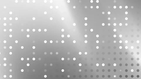 Minimalist silver white background with blink dots Stock Footage 319522553