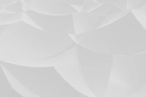 Minimalist simple white abstract wave background. 3d rendering. 스톡 사진