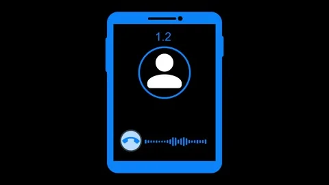 Minimalist Smartphone Interface with Audio Waveform Animation, Businesspers.. Stock Footage 311718141