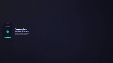 Minimalist smartphone loading screen animation on dark background 库存影片 347156878
