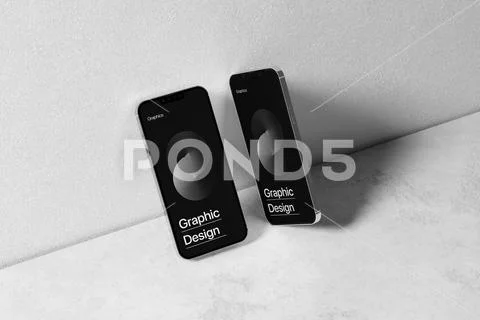 Minimalist Smartphone Screen Mockup PSD Template