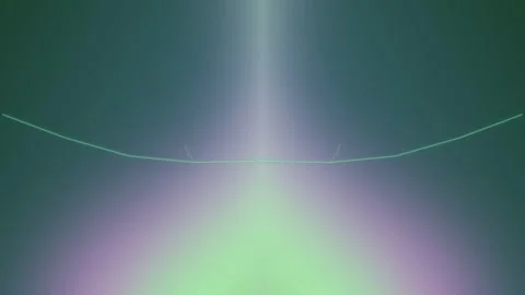 Minimalist Soft Gradient Background with Glowing Geometric Line Stock Footage 336268404