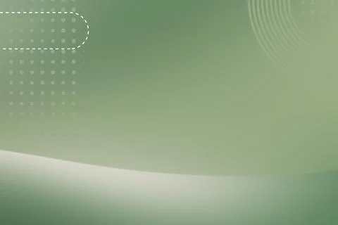 Minimalist Soft Green Gradient with Geometric Shapes Abstract Background Stock Illustration