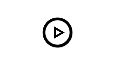 Minimalist spiral icon inside a circle Stock Footage 333685366